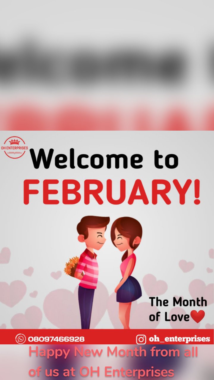 Happy New Month from all of us at OH Enterprises 